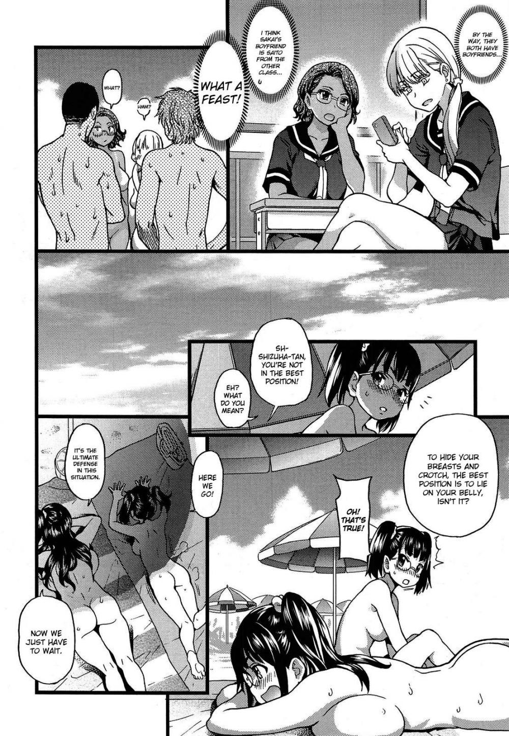 Hentai Manga Comic-Nudist Beach ni Shuugakuryokou de!!-Chapter 1-15